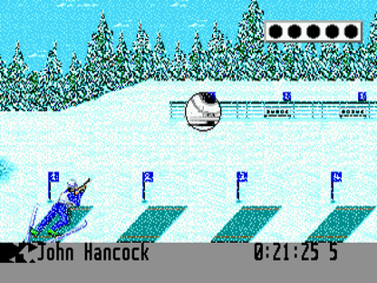 Winter Olympic Games Lillehammer 94 gameplay for Sega Genesis (GEN) video game