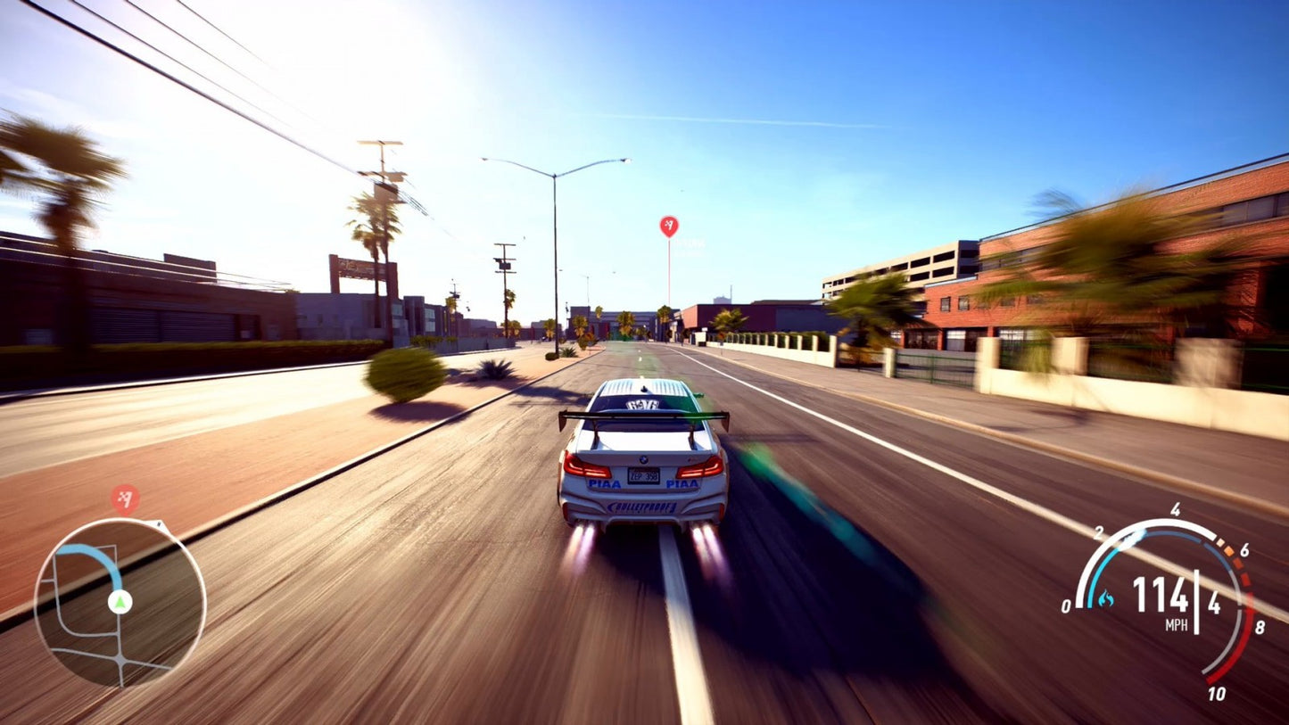 Need for Speed Xbox One racing video game EA Sports Ghost Games street racing car customization tuner cars police pursuit open world racing gameplay drifting nitrous high speed racing simulator arcade racing Xbox One software game title gameplay 