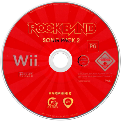 Rock Band Track Pack: Volume 2 – Nintendo Wii (Wii) rhythm music expansion pack video game disc