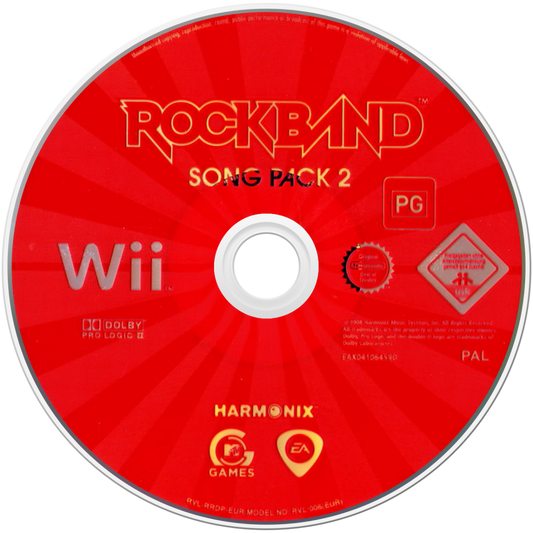 Rock Band Track Pack: Volume 2 – Nintendo Wii (Wii) rhythm music expansion pack video game disc