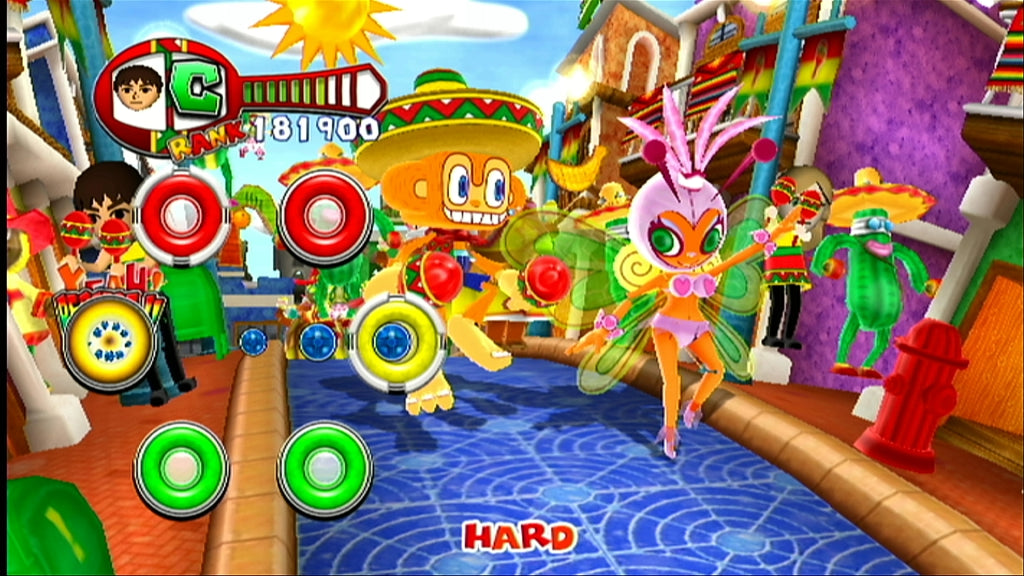 Samba de Amigo gameplay for Nintendo Wii (Wii) video game 