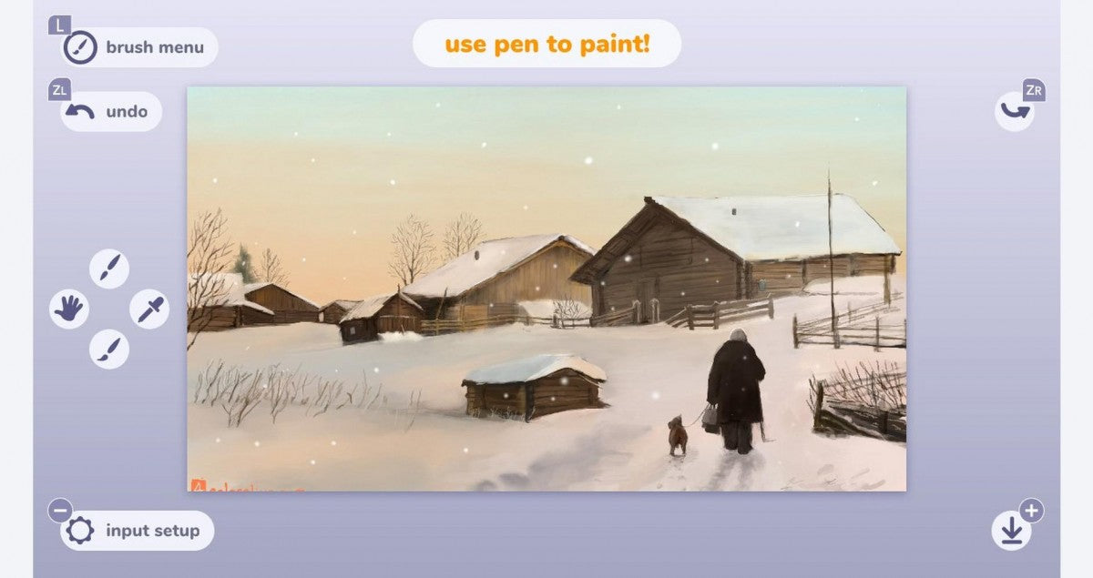 Colors Live with stylus included gameplay image for Nintendo Switch NS video game