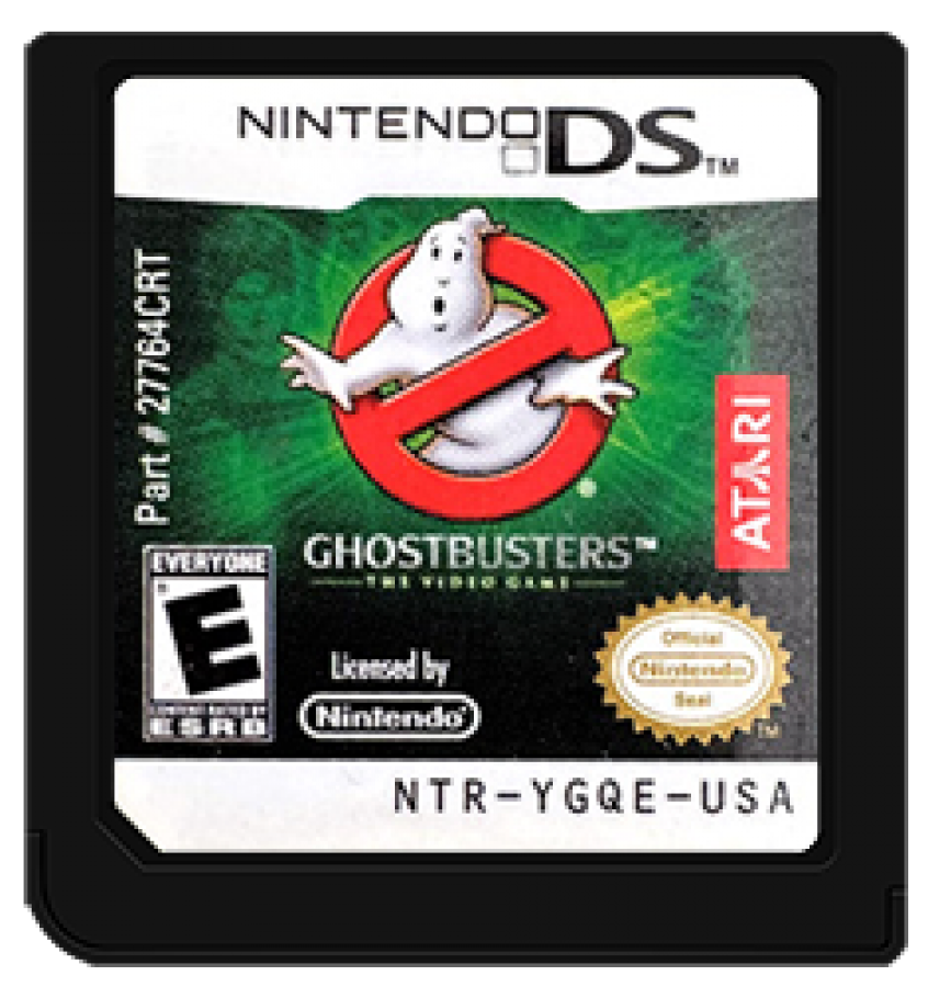 Ghostbusters: The Video Game cartridge art for Nintendo DS (DS) video game