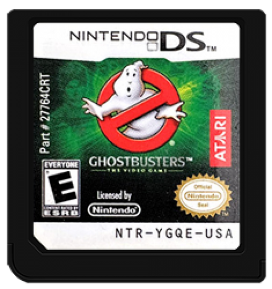 Ghostbusters: The Video Game cartridge art for Nintendo DS (DS) video game