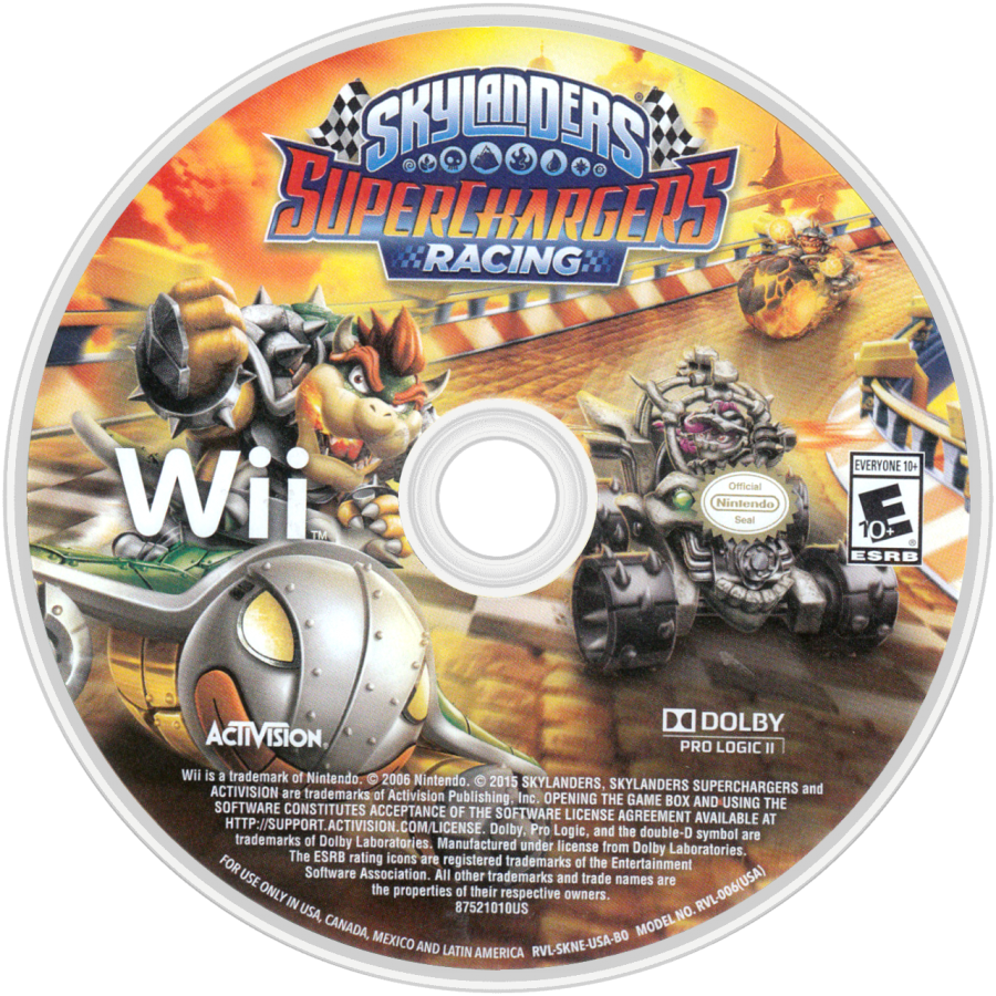 Skylanders: SuperChargers Racing – Nintendo Wii (Wii) kart racing action toys-to-life video game disc
