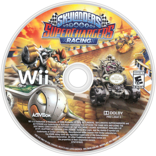 Skylanders: SuperChargers Racing – Nintendo Wii (Wii) kart racing action toys-to-life video game disc