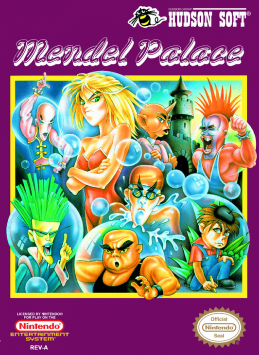 Mendel Palace cover art for Nintendo Entertainment System (NES) retro video game