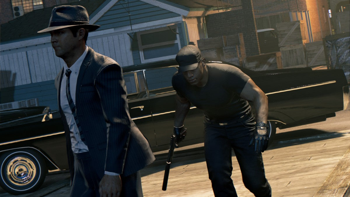 Mafia III PlayStation 4 PS4 open world action adventure video game featuring Lincoln Clay organized crime revenge missions New Bordeaux city exploration gunfights vehicle driving stealth combat weapons and immersive story-driven gameplay collectible gaming appeal gameplay