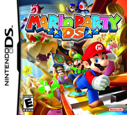 Mario Party DS cover art for Nintendo DS (DS) party mini-game collection video game