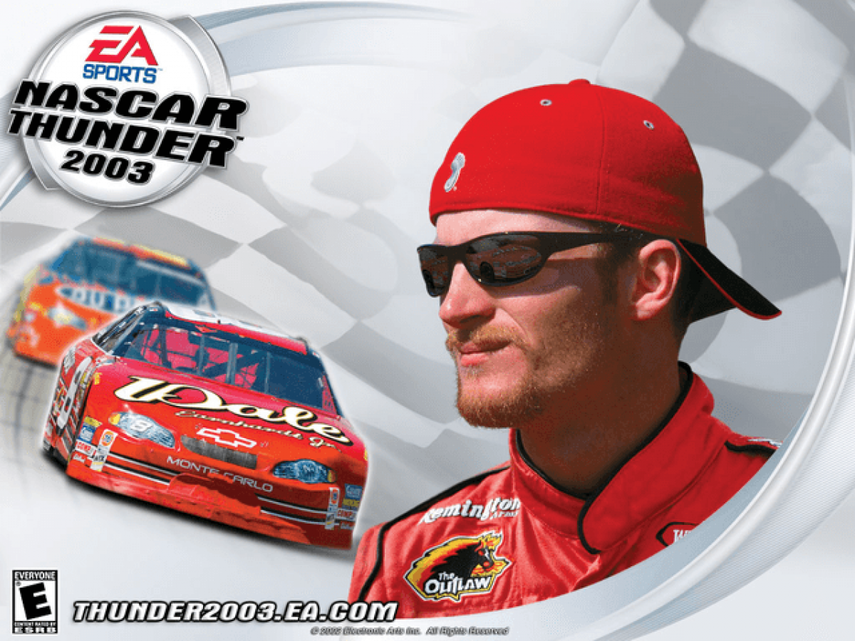 NASCAR Thunder 2003 title screen for Xbox (XBOX) video game