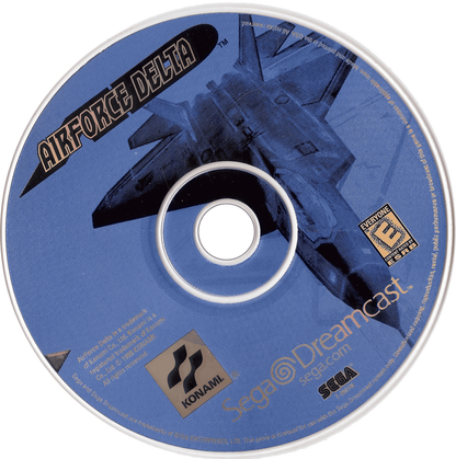 AirForce Delta Sega Dreamcast retro video game combat flight simulator disc