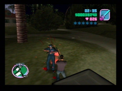 Grand Theft Auto: Vice City gameplay for PlayStation 2 (PS2) video game
