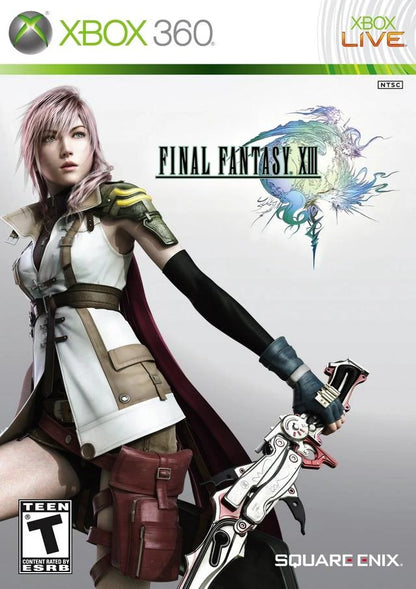 Final Fantasy XIII cover art for Xbox 360 (X360) role-playing video game