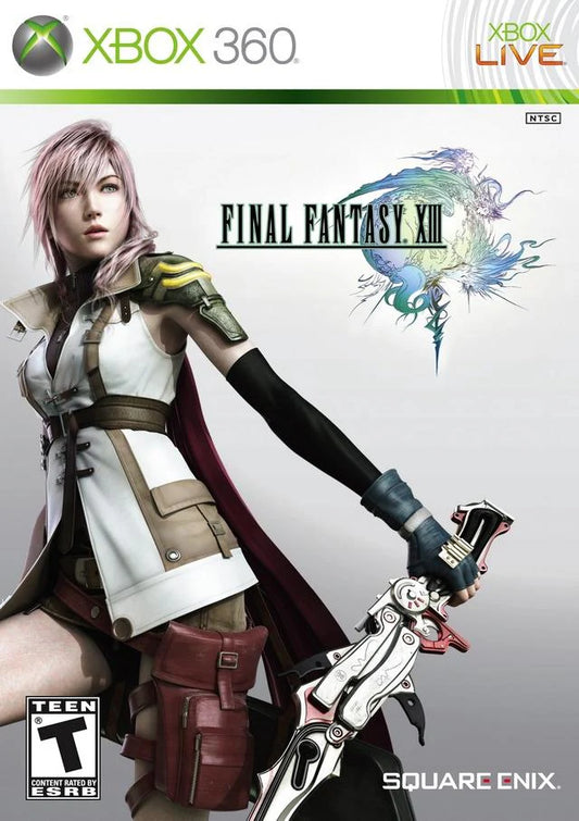 Final Fantasy XIII cover art for Xbox 360 (X360) video game