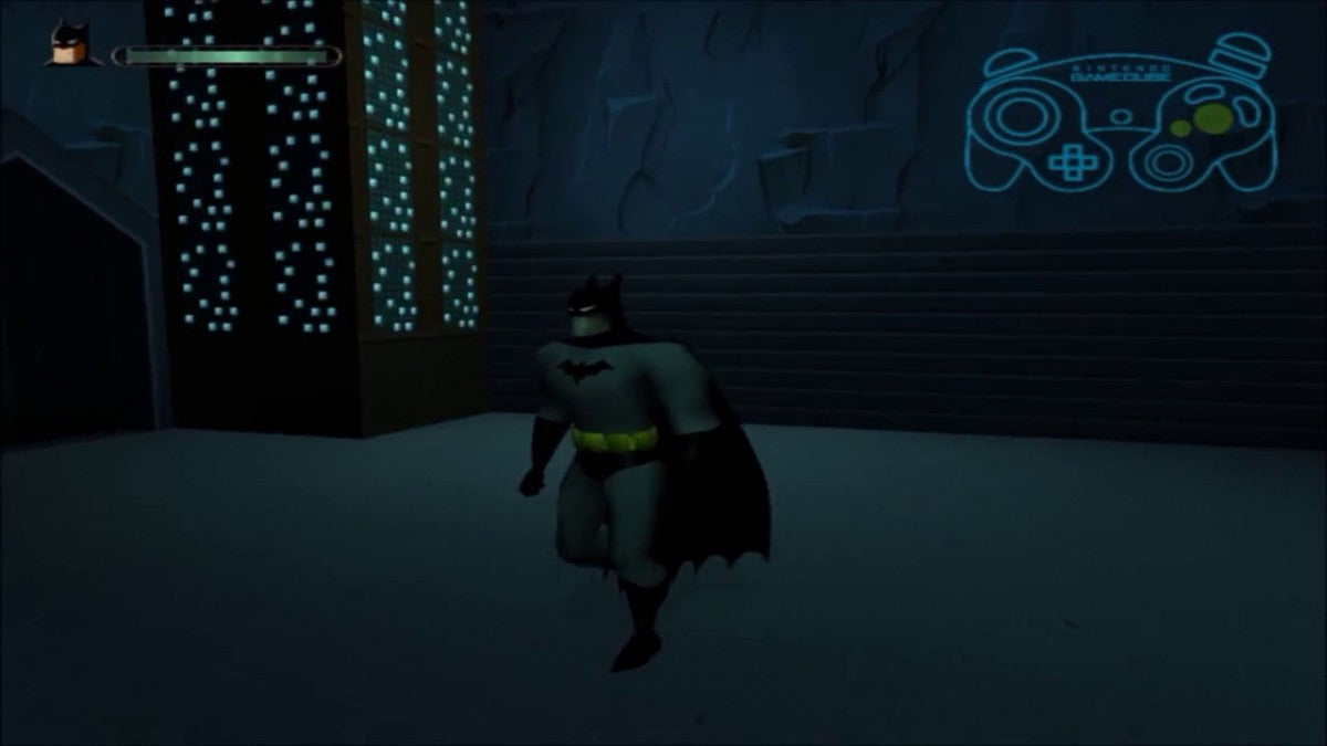 Batman Vengeance for GameCube featuring action adventure gameplay inspired by the animated series gameplay screenshot