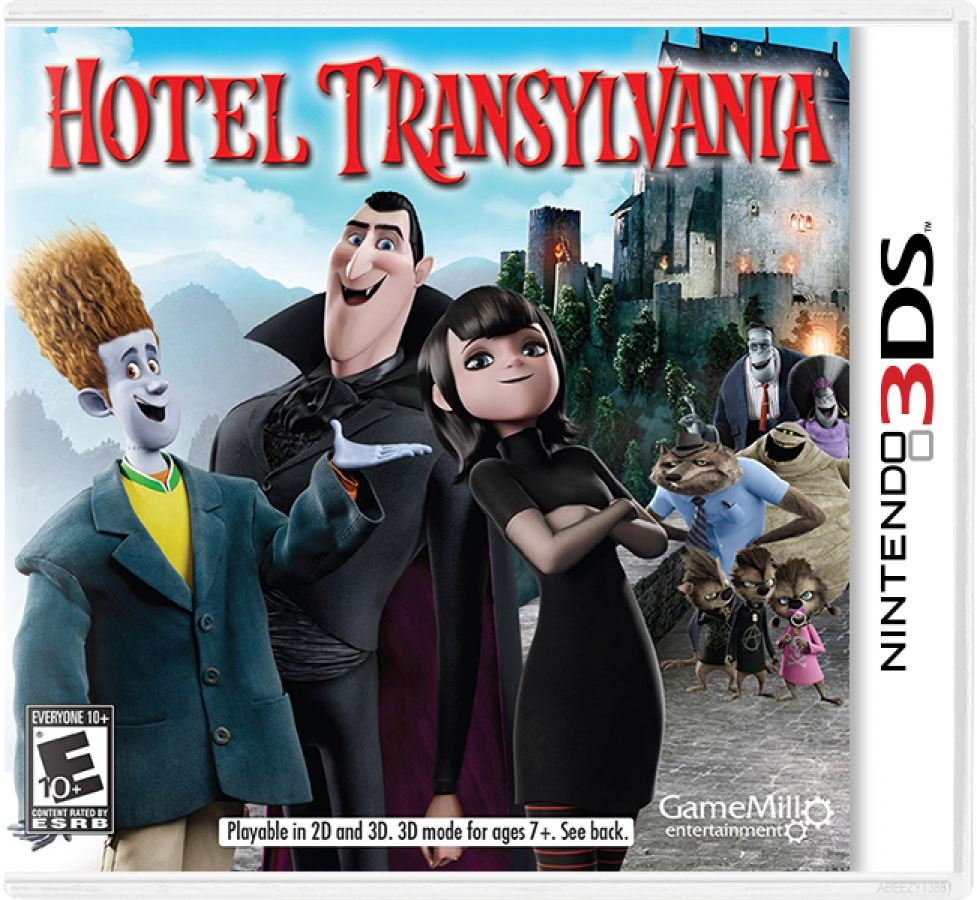 Hotel Transylvania cover art for Nintendo 3DS (3DS) video game