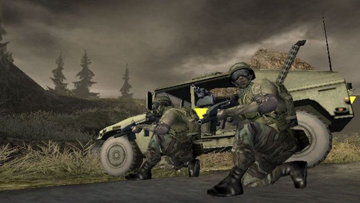 SOCOM III: U.S. Navy Seals – PlayStation 2 (PS2) video game gameplay, tactical shooter game.