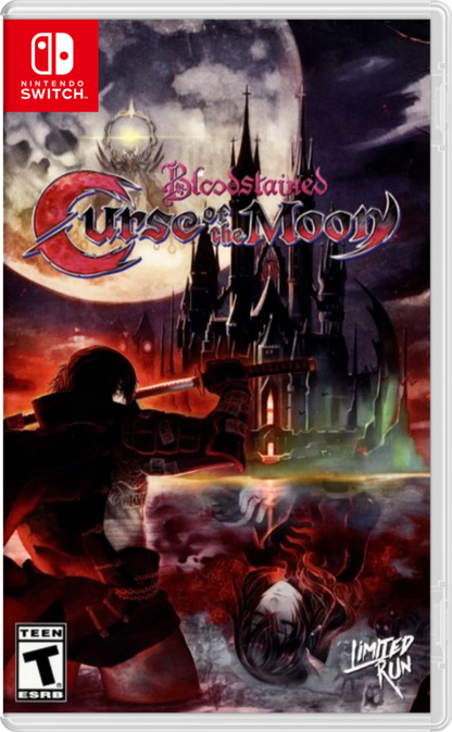 Bloodstained Curse of the Moon Limited Run 31 cover art for Nintendo Switch NS video game