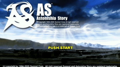 Astonishia Story  titlescreen for PlayStation Portable PSP video game