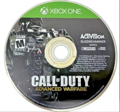 Call of Duty: Advanced Warfare – Xbox One (XONE) disc for futuristic first-person shooter game with exo-suit combat