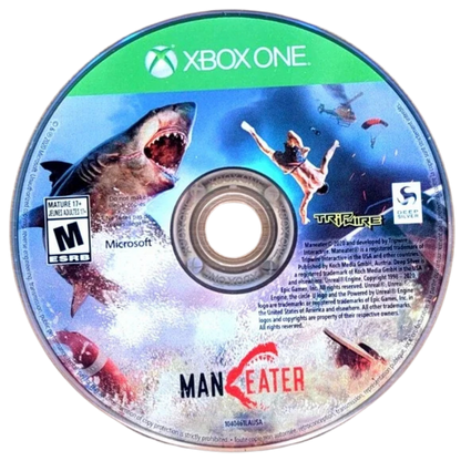 Maneater disc for Xbox One XONE shark video game