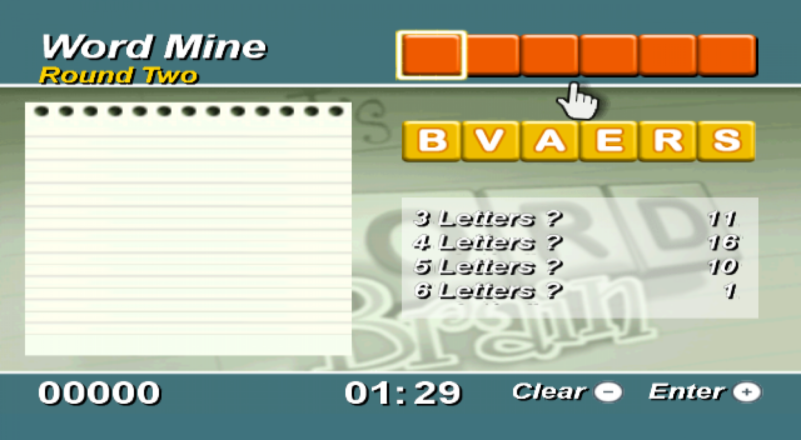 Margot's Word Brain – Nintendo Wii (Wii) word puzzle educational video game gameplay