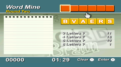 Margot's Word Brain – Nintendo Wii (Wii) word puzzle educational video game gameplay