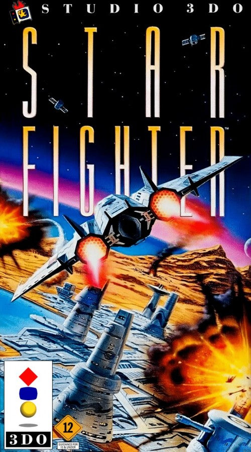 Star Fighter cover art for Panasonic 3DO (3DO) sci-fi aerial combat video game