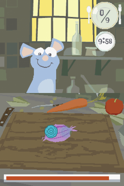 Disney Pixar Ratatouille gameplay for Nintendo DS (DS) animated movie-based adventure video game