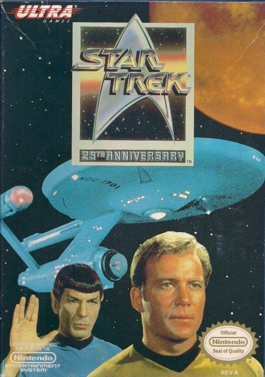 Cover art for Star Trek: 25th Anniversary -- NES video game