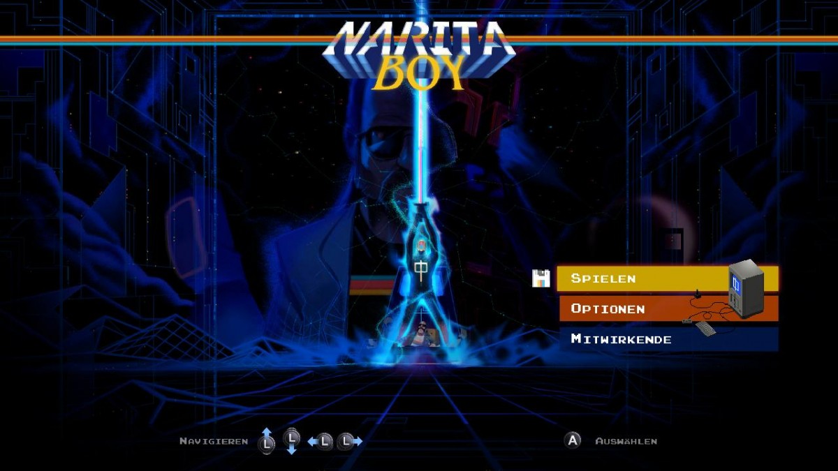 Narita Boy Limited Run 129 homepage for Nintendo Switch indie action game