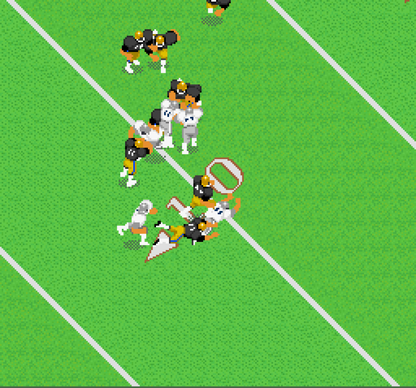 Super Play Action Football gameplay image for Super Nintendo Entertainment System SNES retro video game