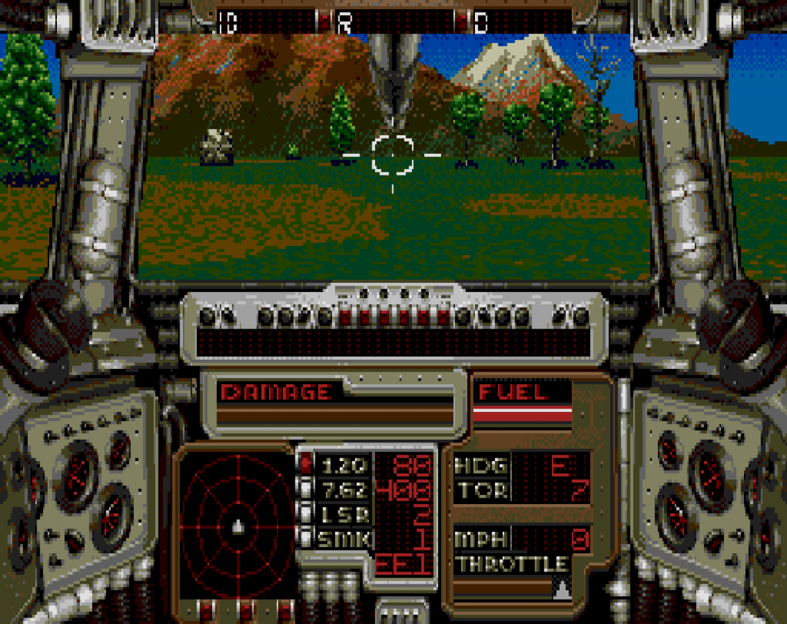 RDF Global Conflict Sega CD full motion video FMV military strategy shooter futuristic war setting live action cutscenes tactical combat missions sci fi armored vehicle gameplay interactive movie style retro gaming Sega CD software video game title gameplay 
