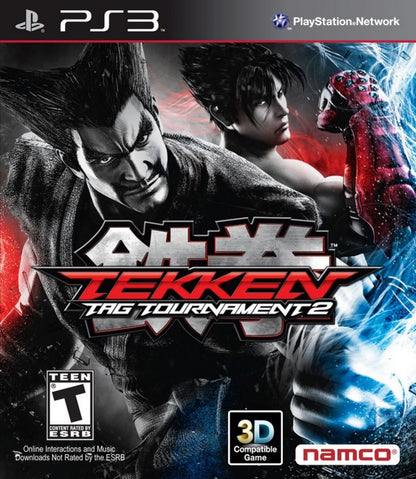 Tekken Tag Tournament 2 PlayStation 3 PS3 video game featuring 3D fighting gameplay iconic Tekken characters tag team battles character switching martial arts combat combo attacks special moves competitive matches and classic PlayStation 3 fighting gameplay retro video game collection collectible gaming appeal cover art 