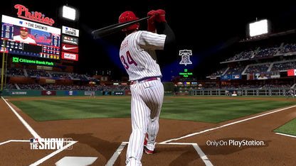 MLB 19 The Show PlayStation 4 baseball simulation with Road to the Show, franchise mode, and Diamond Dynasty, official MLB license with authentic teams and stadiums gameplay