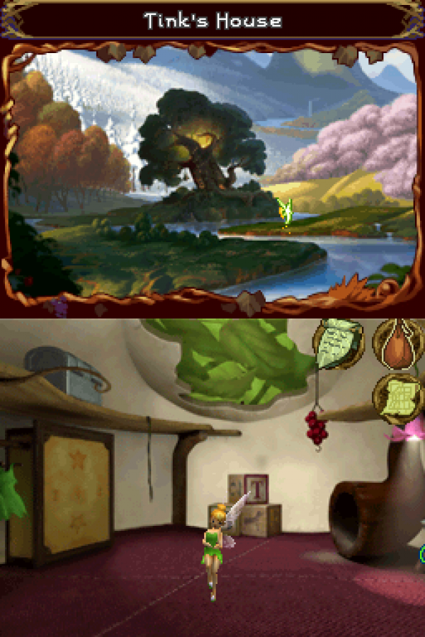 Tinker Bell and the Lost Treasure – Nintendo DS (DS) Gameplay art