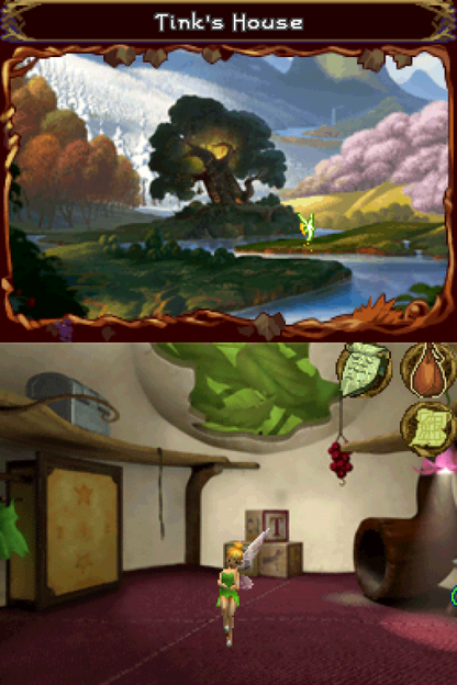 Tinker Bell and the Lost Treasure – Nintendo DS (DS) Gameplay art