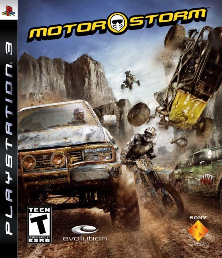 MotorStorm cover art for PlayStation 3 (PS3) video game