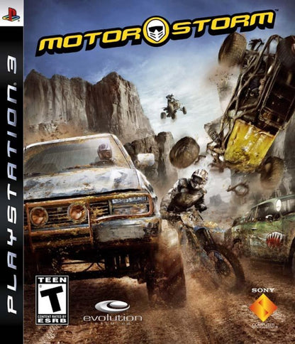 MotorStorm cover art for PlayStation 3 (PS3) video game