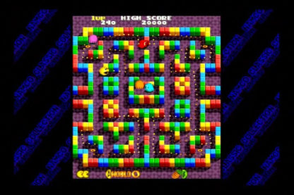 Namco Museum Nintendo GameCube GC video game, classic arcade game compilation, retro Namco titles, console collection game gameplay screenshot