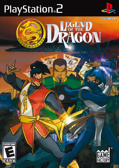 The Legend of the Dragon PlayStation 2 PS2 retro video game fighting game cover art (2007)