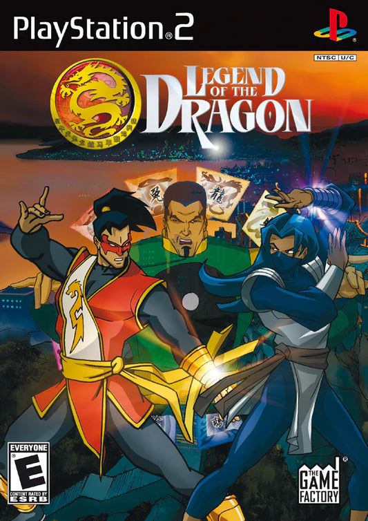 The Legend of the Dragon PlayStation 2 PS2 retro video game fighting game cover art (2007)
