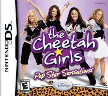 Cheetah Girls: Pop Star Sensations cover art for Nintendo DS (DS) music rhythm adventure video game