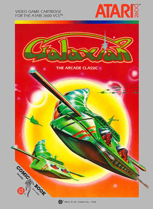 Galaxian cover art for Atari 2600 (2600) video game