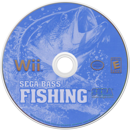Sega Bass Fishing – Nintendo Wii (Wii) fishing simulation sports video game disc