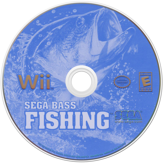 Sega Bass Fishing – Nintendo Wii (Wii) fishing simulation sports video game disc