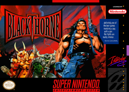 Blackthorne cover art for Super Nintendo Entertainment System (SNES) video game