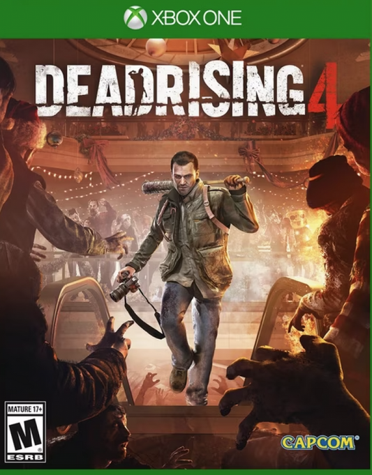 Dead Rising 4 for Xbox One, cover image for an action-adventure survival horror video game