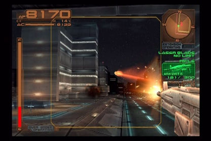 Armored Core 3 disc for the PlayStation 2 featuring mech combat simulation gameplay with deep customization of armored units fast paced mission based battles and sci fi mercenary storytelling from FromSoftware gameplay  