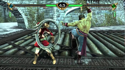 Soulcalibur IV Platinum Hits Xbox 360 video game featuring 3D fighting gameplay iconic warriors weapon based combat arcade action character battles special attacks and competitive gameplay Xbox 360 retro video game collection collectible gaming appeal gameplay